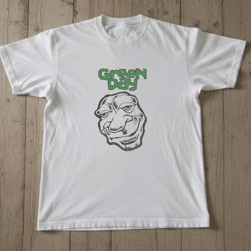 Green Day White T-Shirt